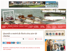 Tablet Screenshot of conexaoparis.com.br